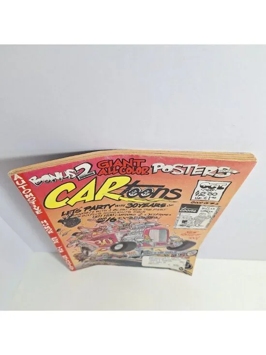 CARtoons Magazine Poster Calendar Monster Truck Oct Dec 89 Aug 91 Vintage Lot - Picture 6 of 16